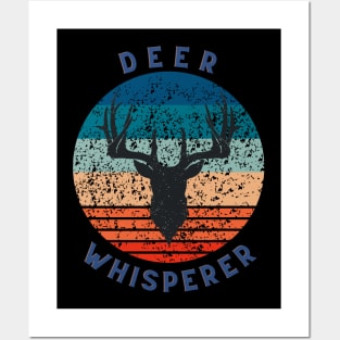 deer whisperer vintage retro Posters and Art